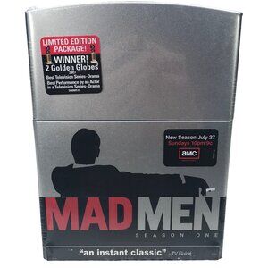 Madmen DVD Season 1 Complete Metal Box 4 Disc Set New